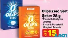 OLİPS ZERO SERT ŞEKER 28 G